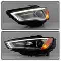 1516 AUDI A6 LED DRL HID NON/AFS PROJECTOR HEADLIGHT OE LEFT