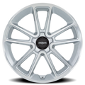 Rotiform R192 BTL Wheel 21x10.5 5x112 30 Offset - Gloss Silver w/ Machined Face
