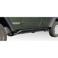 RRC Rocker Guard Kit, Black; 07-18 Jeep Wrangler Unlimited JKU, 4 Door