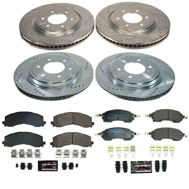 Power Stop 22-24 Ford Bronco Front and Rear Z23 Evolution Brake Kit
