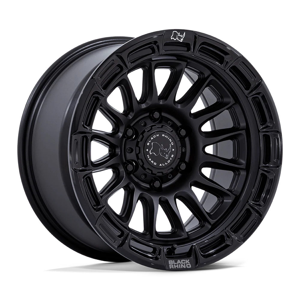 BR025 17X8.5 5X4.5 M-BLK G-BLK 25MM