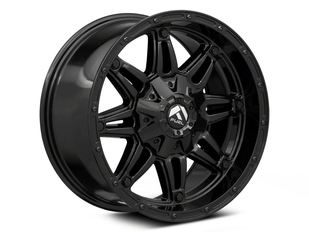 Fuel Wheels black auto part