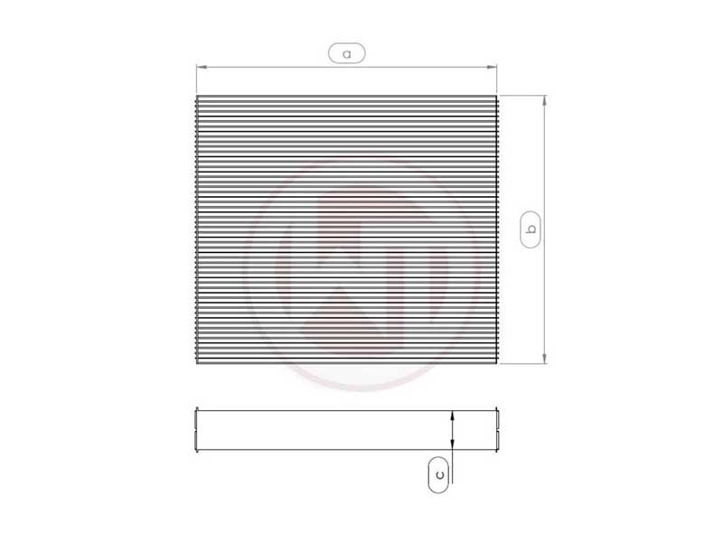 Wagner Tuning 524x468x68mm Radiator Core