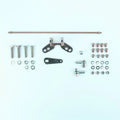TAIL MOUNT SHIFTER GM TH350 TRANS W/CHROME 8IN SGL BEND LEVER & HITECH KNOB