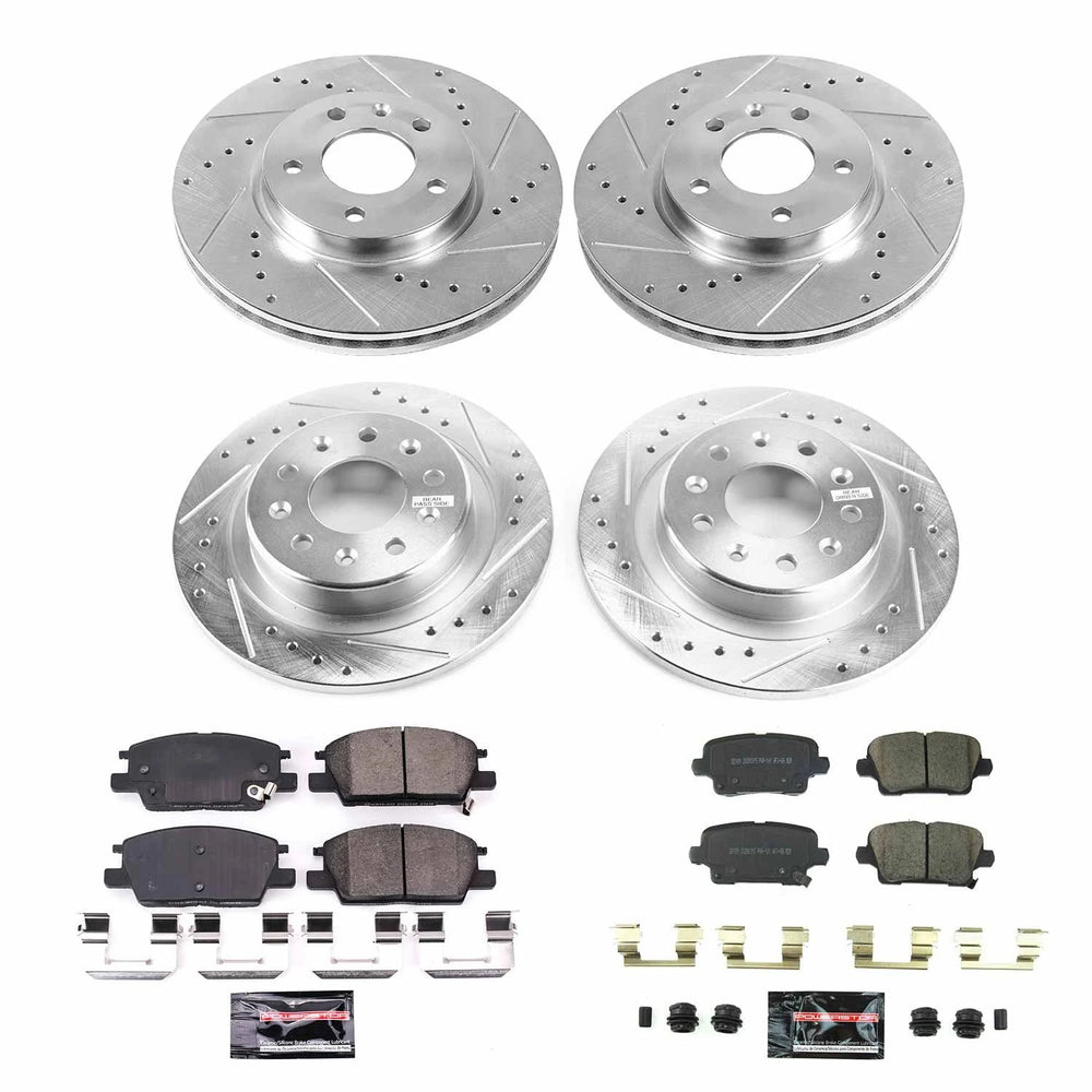 Power Stop 19-20 Buick Regal Sportback Front & Rear Z23 Evolution Sport Brake Kit