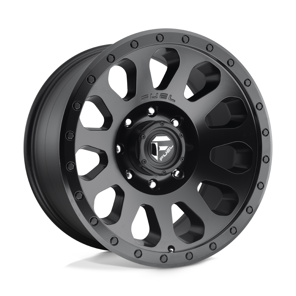 Fuel Wheels black auto part