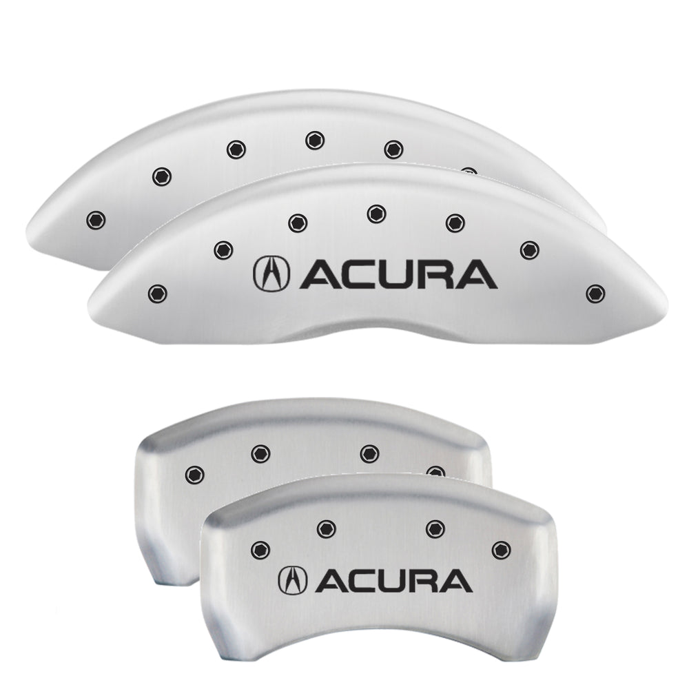 SET OF 4 CALIPER COVERS, ENGRAVED F