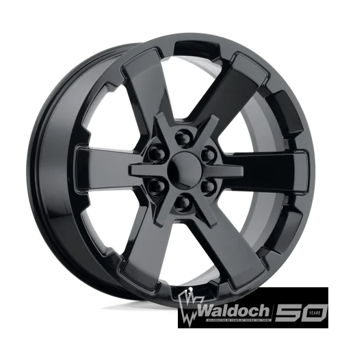 ~(49 lbs. 25X25X12)~ PR189 22x9 6x139.70 GLOSS BLACK (24 mm)
