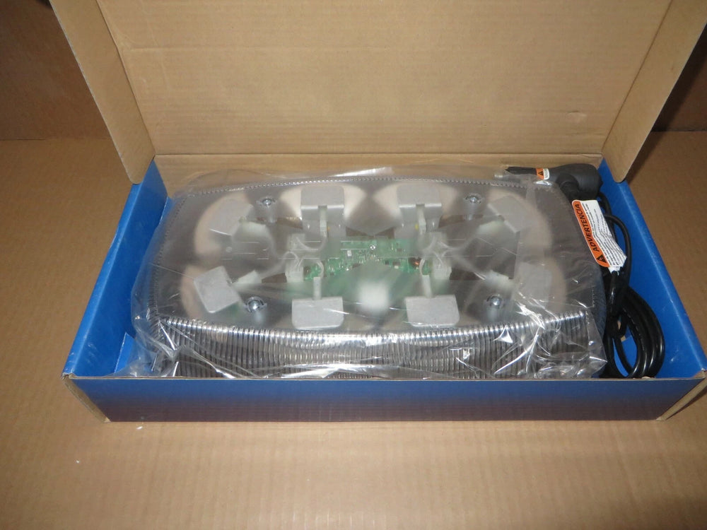 LED MINIBAR: REFLEX 15IN 1224VDC 18 FLASH PATTERNS MAGNET MOUNT CLEAR DOME