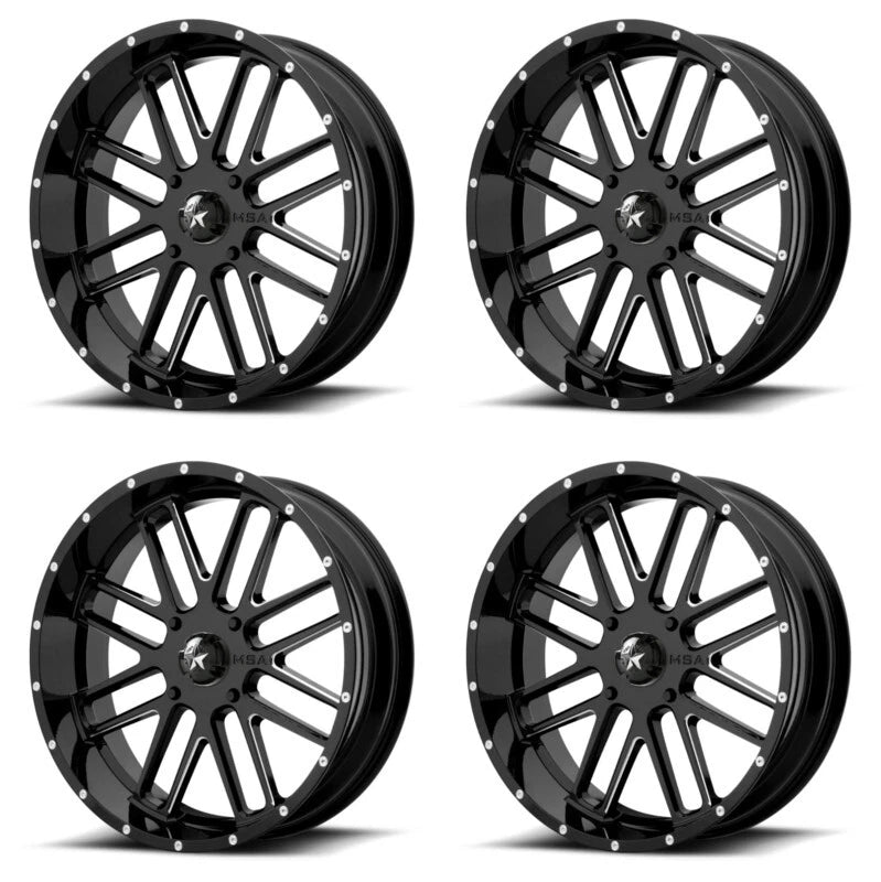 BANDIT 22X7 4X156.00 GLOSS BLACK MI
