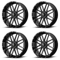 BANDIT 22X7 4X156.00 GLOSS BLACK MI
