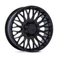 BANDIT 22X7 4X156.00 GLOSS BLACK MI