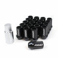 Rays Dura-Nut L42 Straight Type 14x1.50 Lug Nut Set 16 Lug 4 Lock Set - Black