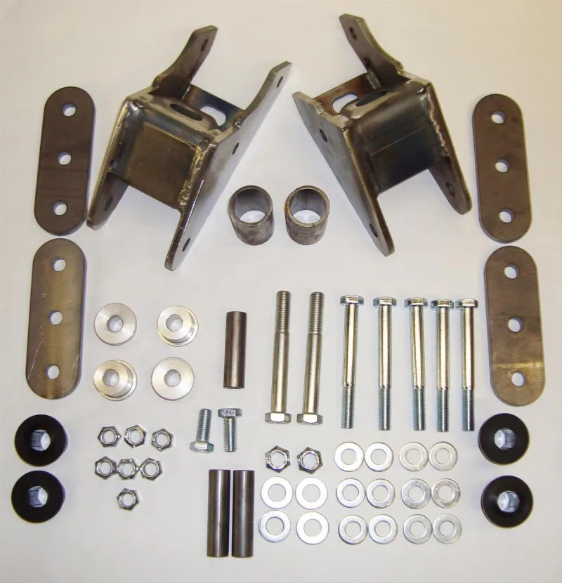 ~(16 lbs. 8X8X6)~ 87-95 Jeep Wrangler YJ Shackle Reversal Systems (S.R.S. No Powder Coat