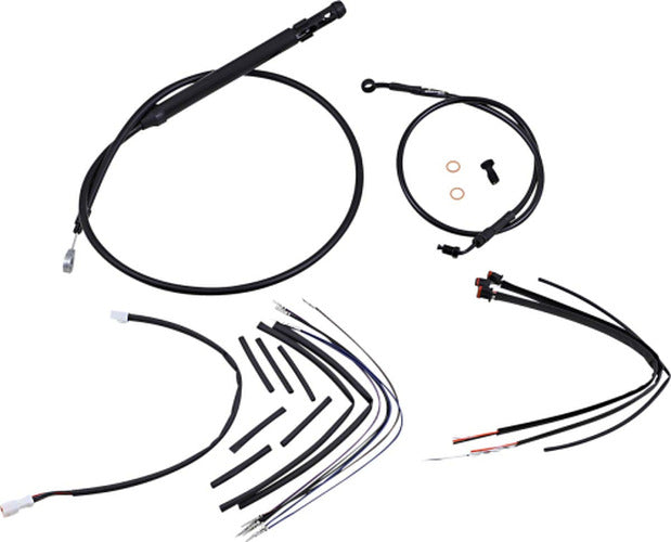 Burly Brand Bagger Control Kit 16in Ape - Black