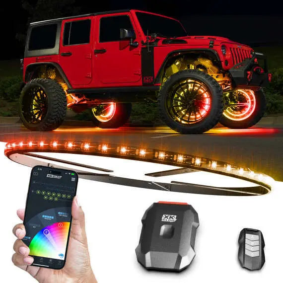 XK Glow XKmax RGBW Wheel Ring Light Kit