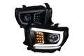 SEQUENTIAL LED PROJECTOR HEADLIGHTS- SMOKE