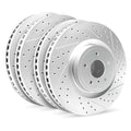 R1 Concepts Brake Rotor- D/S - Silver Fits Land Rover