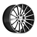 ~(36 lbs. 22X22X12)~ TSW CHICANE 20x10.0 5/120 ET40 CB76.1 GLOSS BLACK W/MIRROR CUT FACE