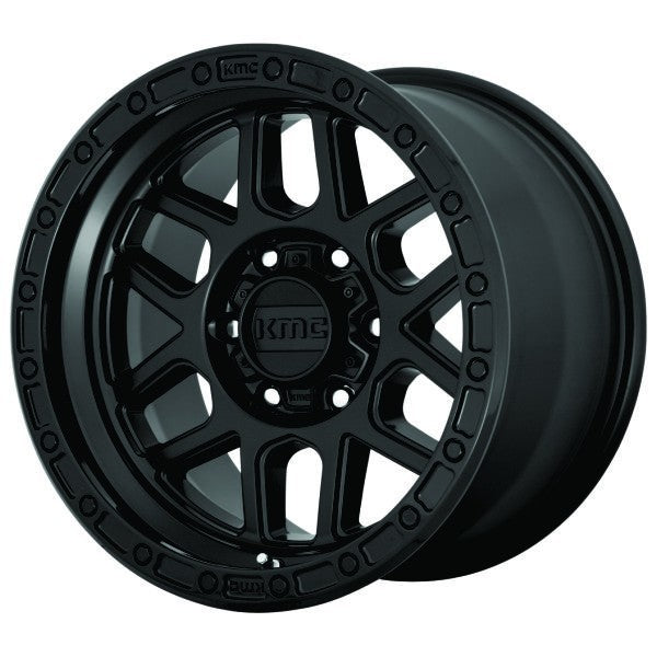KMC Wheels black auto part