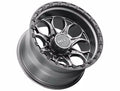 Weld Ledge 8 20x9 / 8x165.1 / ET0 / BS 5 - Satin Gunmetal w/ Satin Black Ring