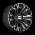 XD851 20x10 8x170.00 SATIN BLACK W/ GRAY TINT (18 mm)