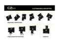Diode Dynamics C2 2.0 Max Yellow Combo/Driving Standard ABL (Pair)