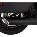 Vance & Hines 2025+ HD Softail Twin Slash 4in Round Black Slip-On Exhaust
