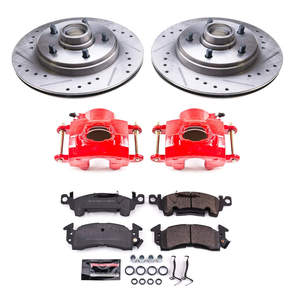 Power Stop 77-90 Buick LeSabre Front Z23 Evolution Sport Brake Kit w/Calipers