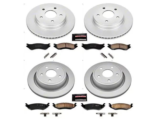 Power Stop 03-05 Dodge Ram 1500 Front & Rear Z17 Evolution Geomet Coated Brake Kit