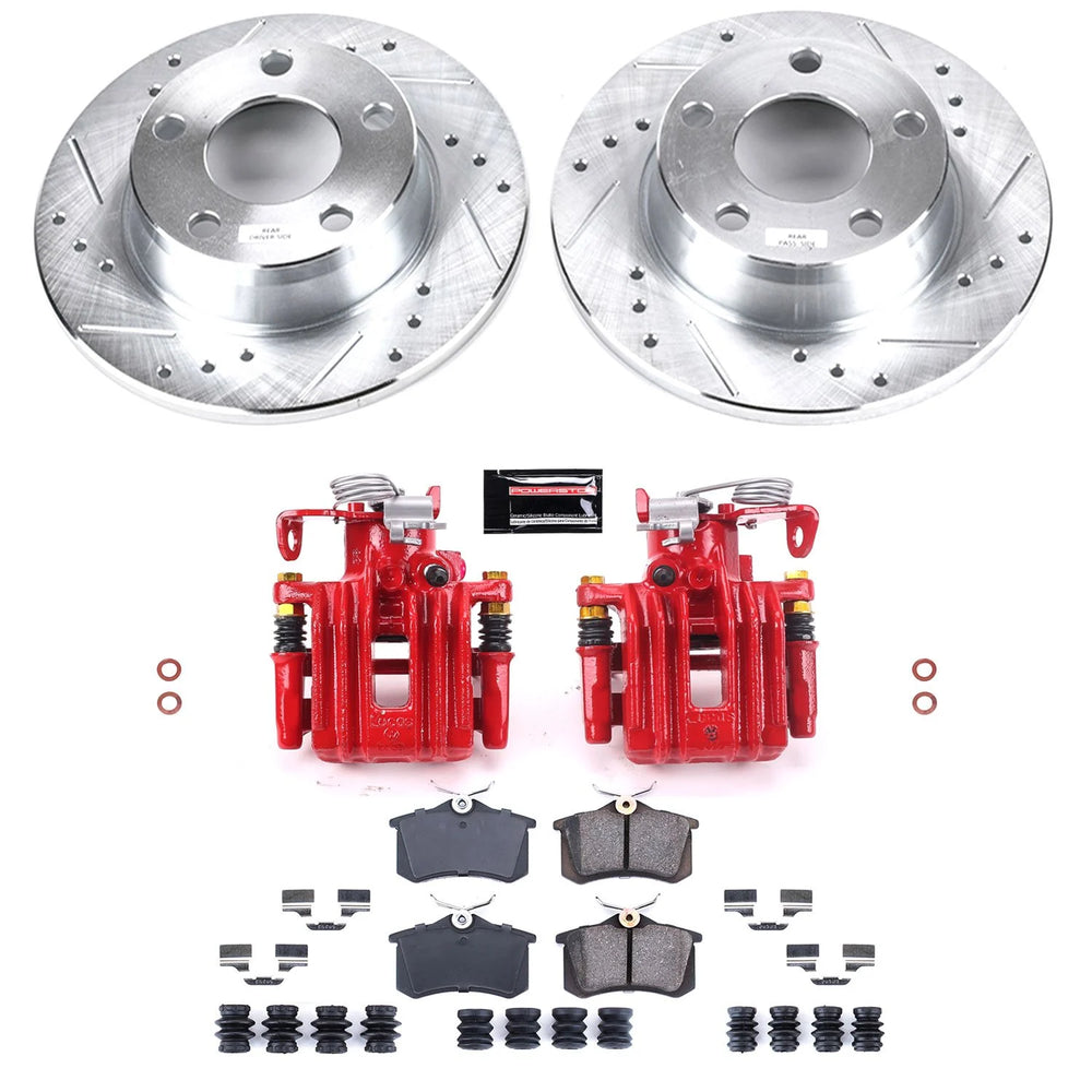 Power Stop 98-04 Audi A6 Quattro Rear Z23 Evolution Sport Brake Kit w/Calipers