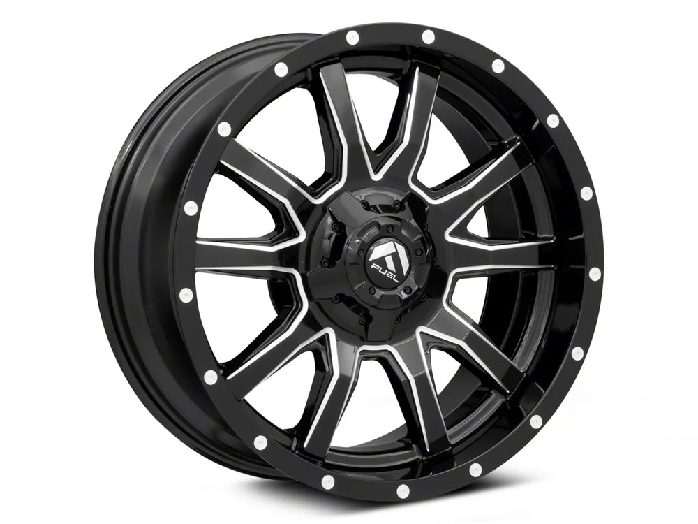 D627 20X10 6X135/5.5 GL-BLK-MIL -19MM