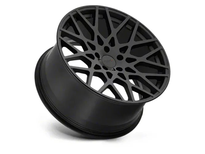~(37 lbs. 22X22X12)~ TSW VALE 20x10.0 5/120 ET40 CB76.1 DOUBLE BLACK - MATTE BLACK W/GLOSS BLACK FACE
