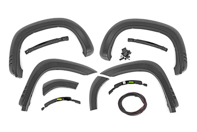 Rough Country black fender flares