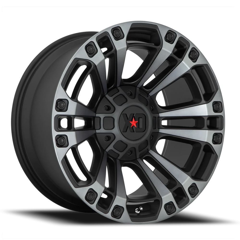 KMC Wheels black auto part