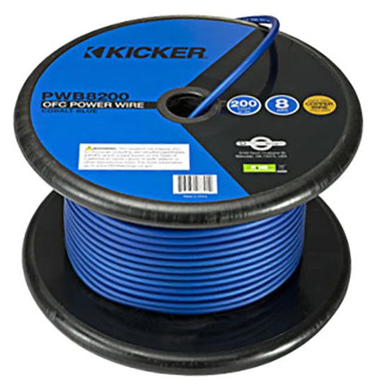 PWB8200 8AWG POWER WIRE 200 FT BLUE; RoHS COMPLIANT