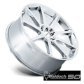 ST002 22X9.5 6X135 CHROME 25MM