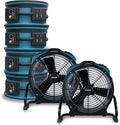 1/3HP 3600CFM 2.8AMPS VAR SPEED AXIAL AIR MOVER W/ POWER OUTLETS & 3HR TIME