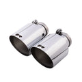 Remus Stainless Steel 115mm Angled Engraved Chrome Tail Pipe Set (Pair)
