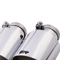 Remus Stainless Steel 115mm Angled Engraved Chrome Tail Pipe Set (Pair)