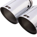 Remus Stainless Steel 115mm Angled Engraved Chrome Tail Pipe Set (Pair)