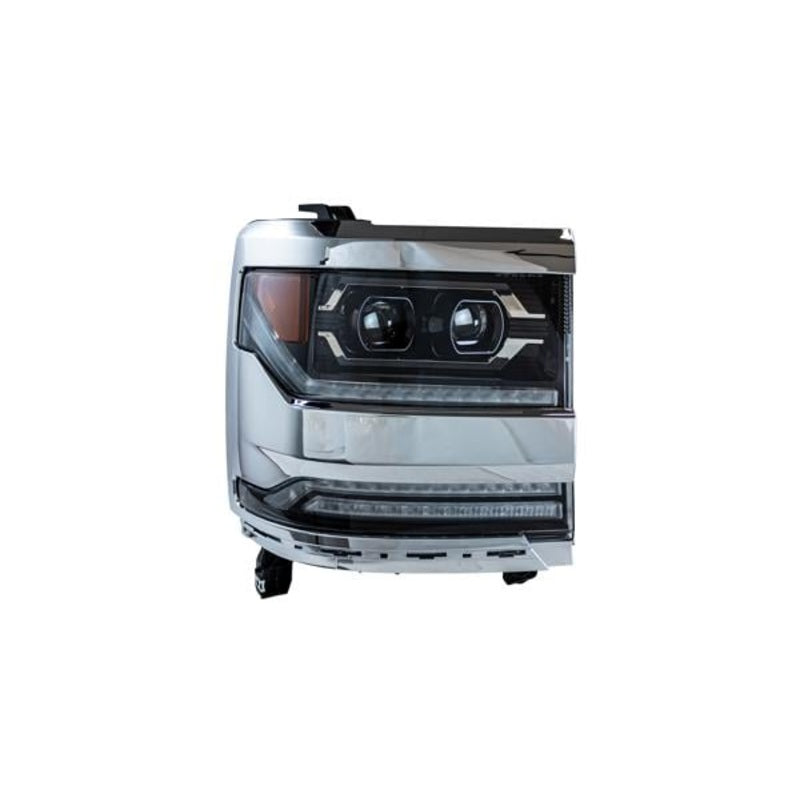 1618 CHEVY SILVERADO 1500 DUAL PROJECTORS LED HEAD LIGHT WITH LED SEQUENTIAL TURN SIGNAL (SET)