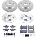 Power Stop 11-12 Ford Taurus Front & Rear Z17 Evolution Geomet Coated Brake Kit