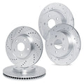 R1 Concepts Brake Rotor- D/S - Silver Fits Mercedes-Benz B200
