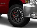 Fuel Wheels black auto part