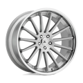 ABL24 22X9 5X120 BRUSH SLV CHR LIP