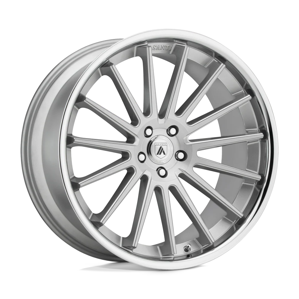 ABL24 22X9 5X120 BRUSH SLV CHR LIP