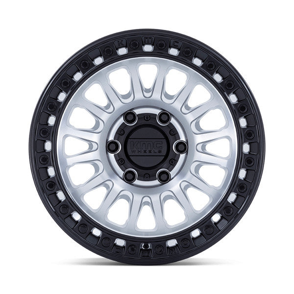 KM552 18X9 8X180 MACH-BLK-LP 0MM