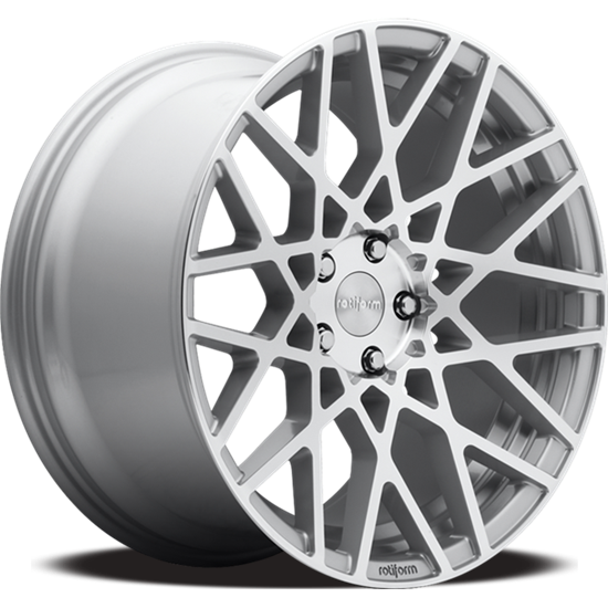 Rotiform R110 BLQ Wheel 18x8.5 5x100 35 Offset - Gloss Silver Machined