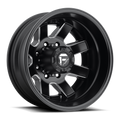 ~(37 lbs. 20X20X9)~ MAVERICK 17x6.5 8x210.00 MATTE BLACK MILLED (-140 mm)